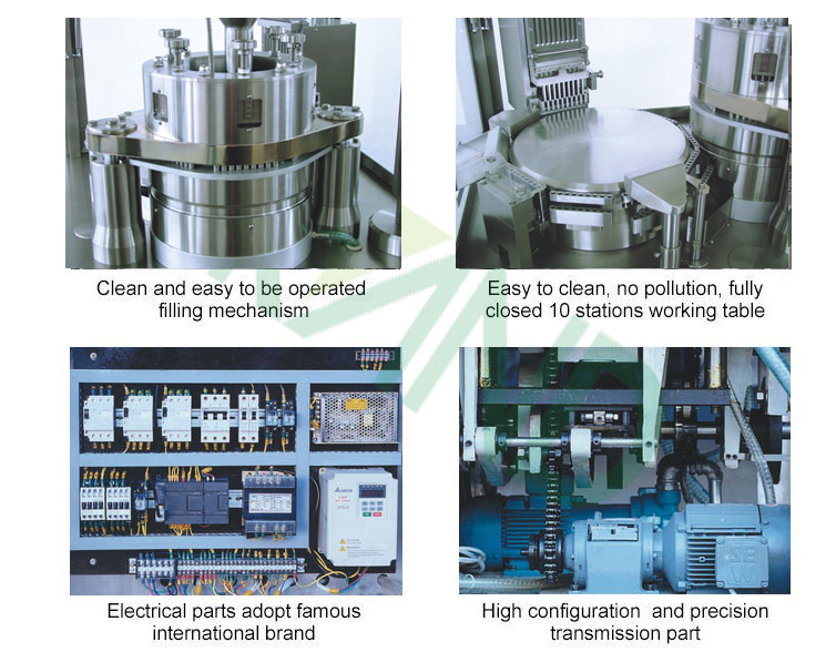 capsule filling machine detail Chương trình 1500CDetail