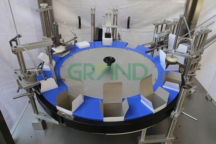 Automatic Vertical Rotary Cartoning Machine details Tự động máy quay tự động máy quay số carm carming02