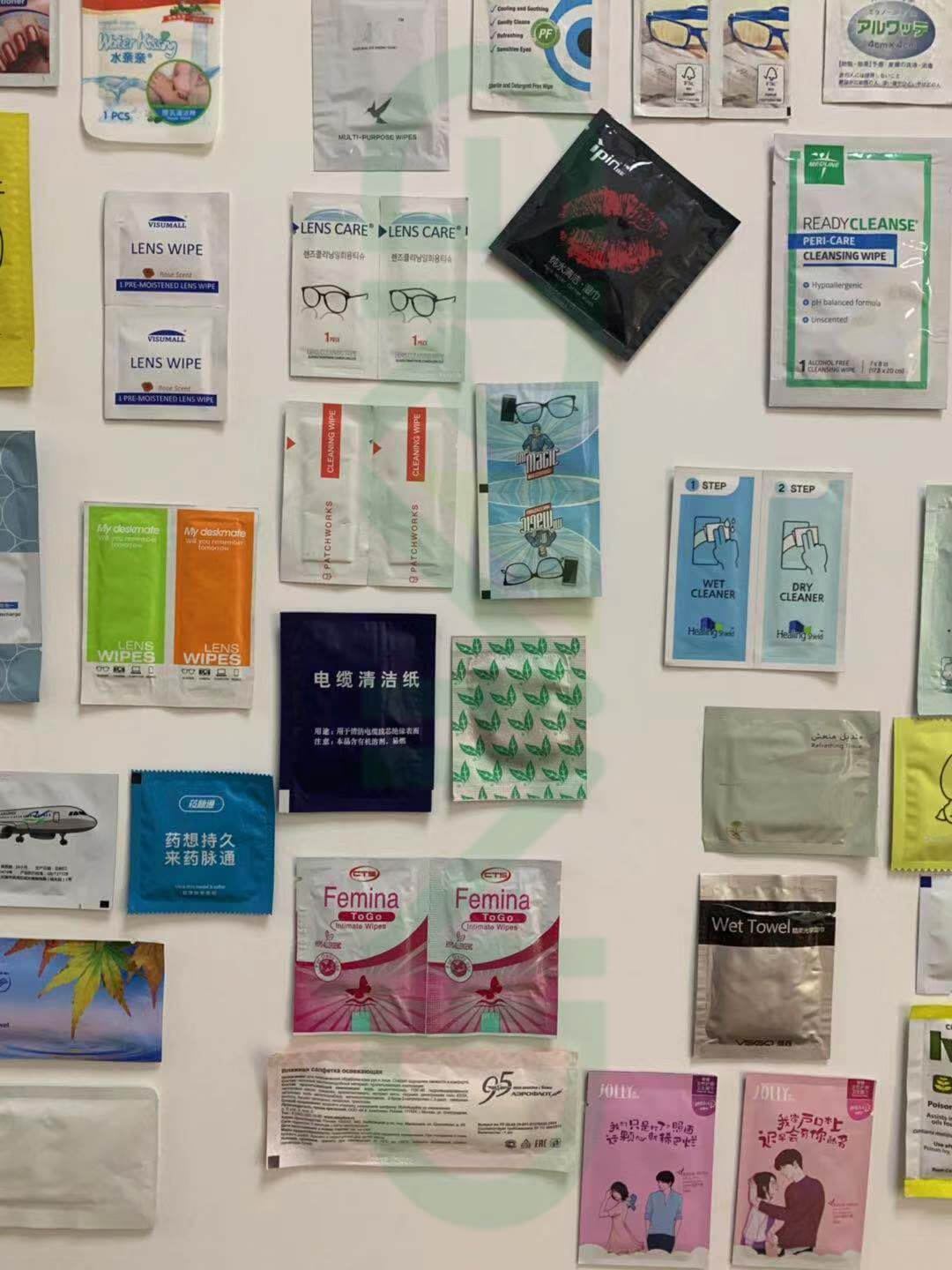 Mẫu đóng gói mô pad rượu tự động