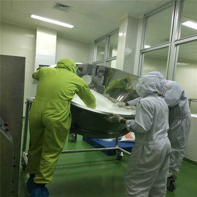 Máy sấy tầng sôi FL-120 cho sản phẩm vitamin được mua bởi Indoneisa cusotmer