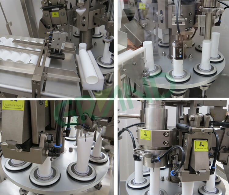 Chi tiết m&aacute;y ni&ecirc;m phong ống kim loại