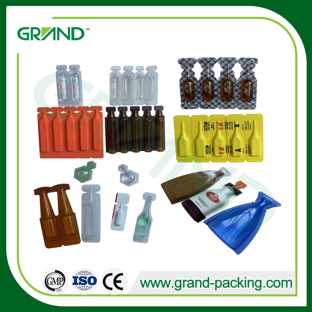 Liều lượng đơn chất khử trùng ampoule nhựa hình thành máy làm đầy và niêm phong