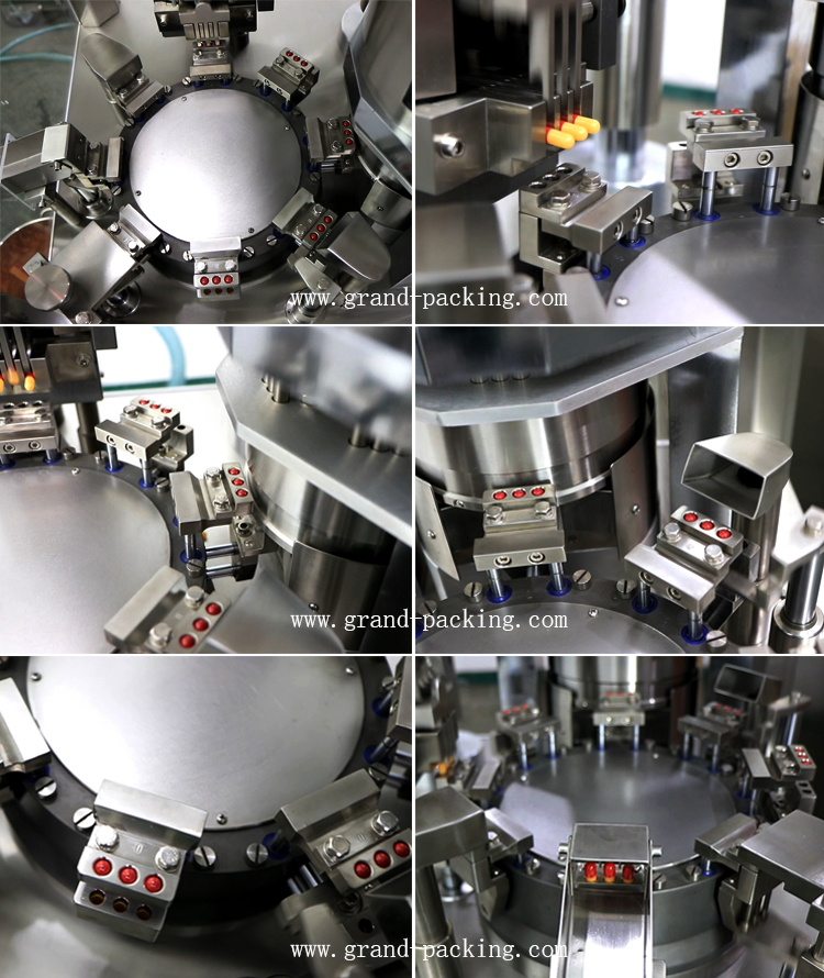 Chi tiết m&aacute;y lấp đầy vi&ecirc;n nang NJP200