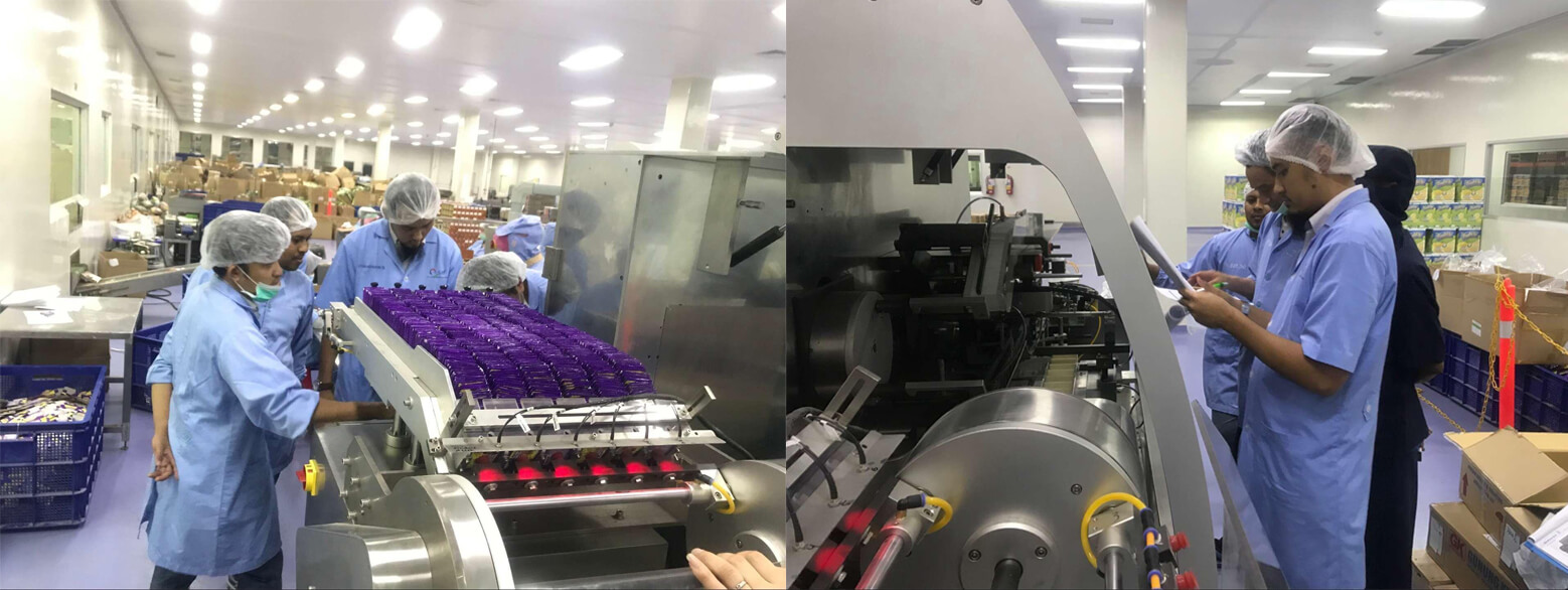 M&aacute;y đ&oacute;ng g&oacute;i Sachet cho kh&aacute;ch h&agrave;ng Indonesia để bổ sung.