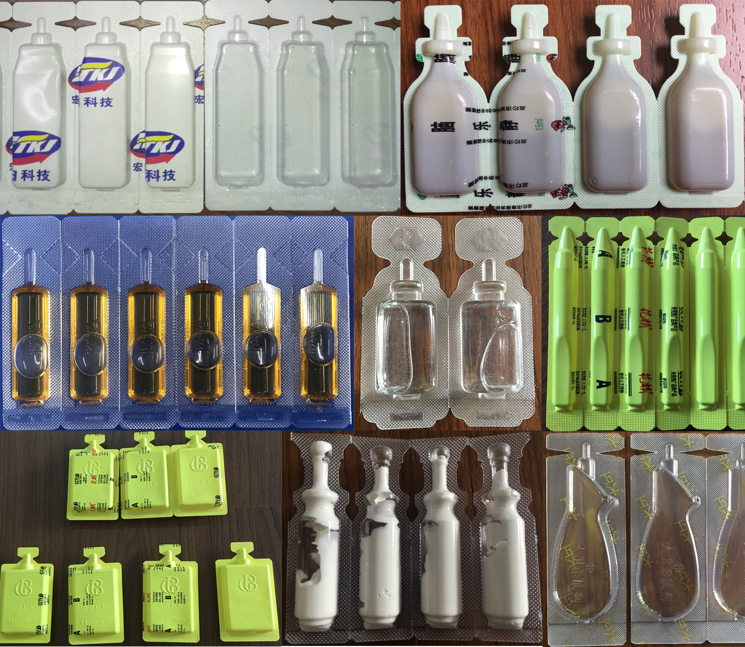 mẫu chất độn nhựa