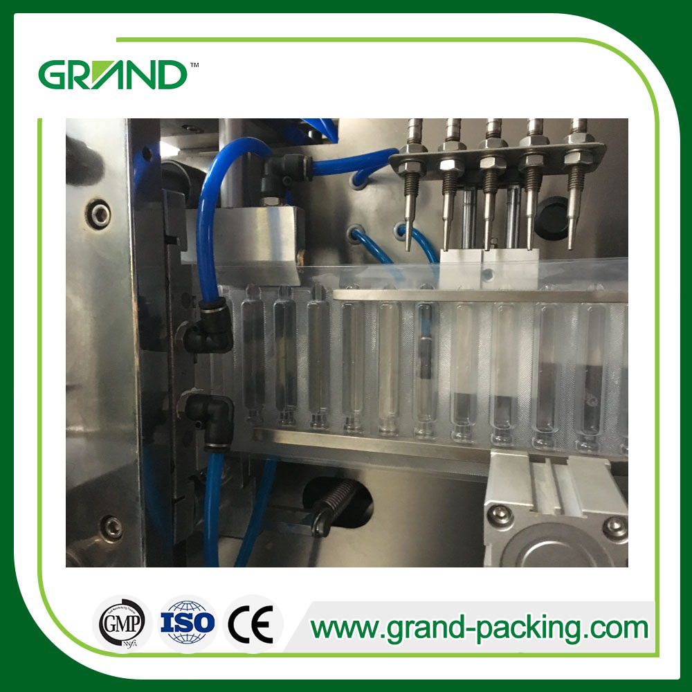 Liều lượng đơn chất khử trùng ampoule nhựa hình thành máy làm đầy và niêm phong