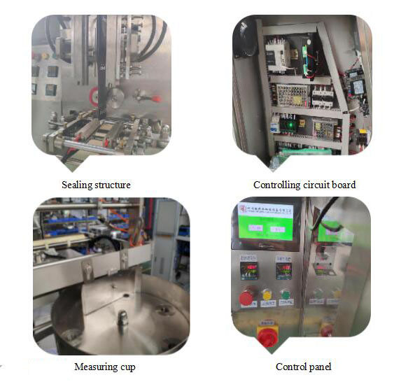 Số liệu của m&aacute;y đ&oacute;ng g&oacute;i g&oacute;i hạt