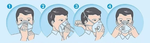 Đeo c&aacute;c bước cho mặt nạ Headloop