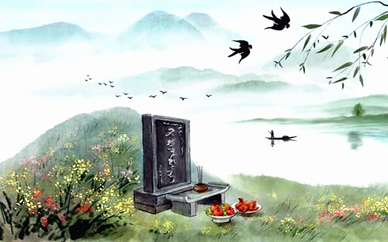 Diều bay tr&ecirc;n lễ hội Qingming