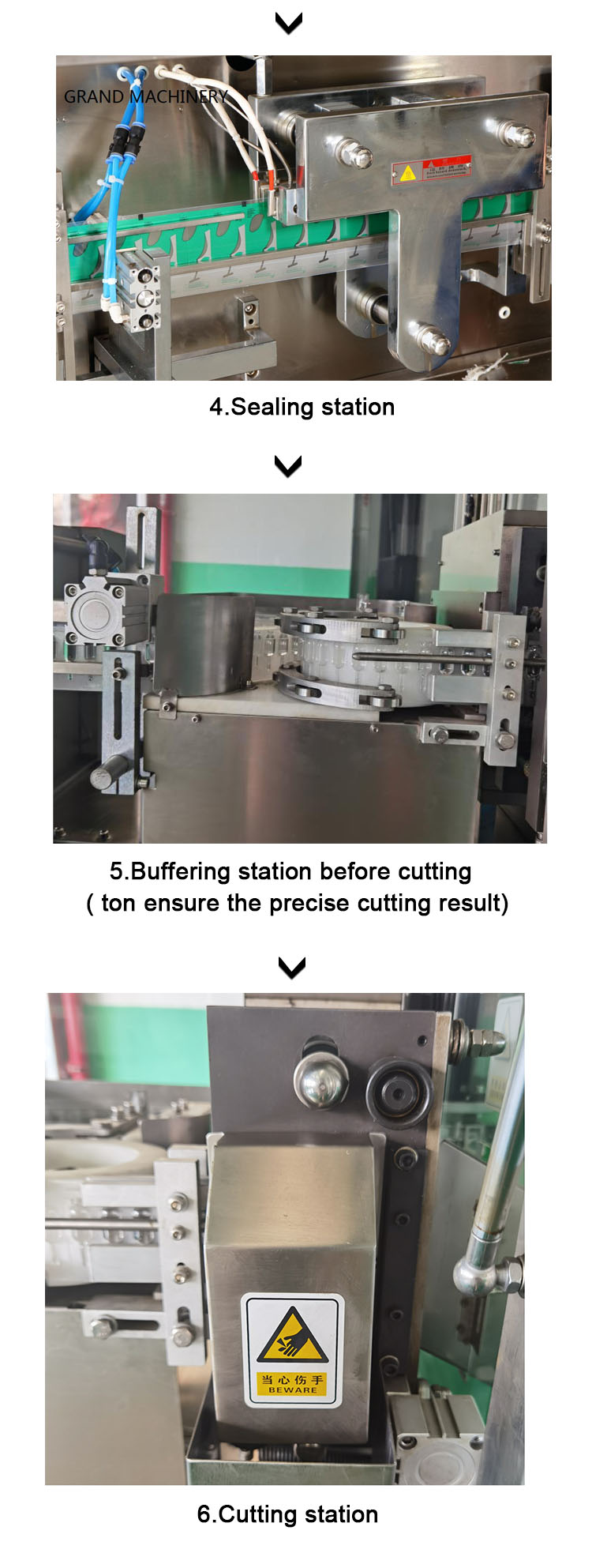 118p5a-mono Liều lượng chất lỏng v&agrave; ni&ecirc;m phong sản phẩm m&aacute;y